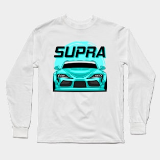 Cyan Supra MK V Long Sleeve T-Shirt